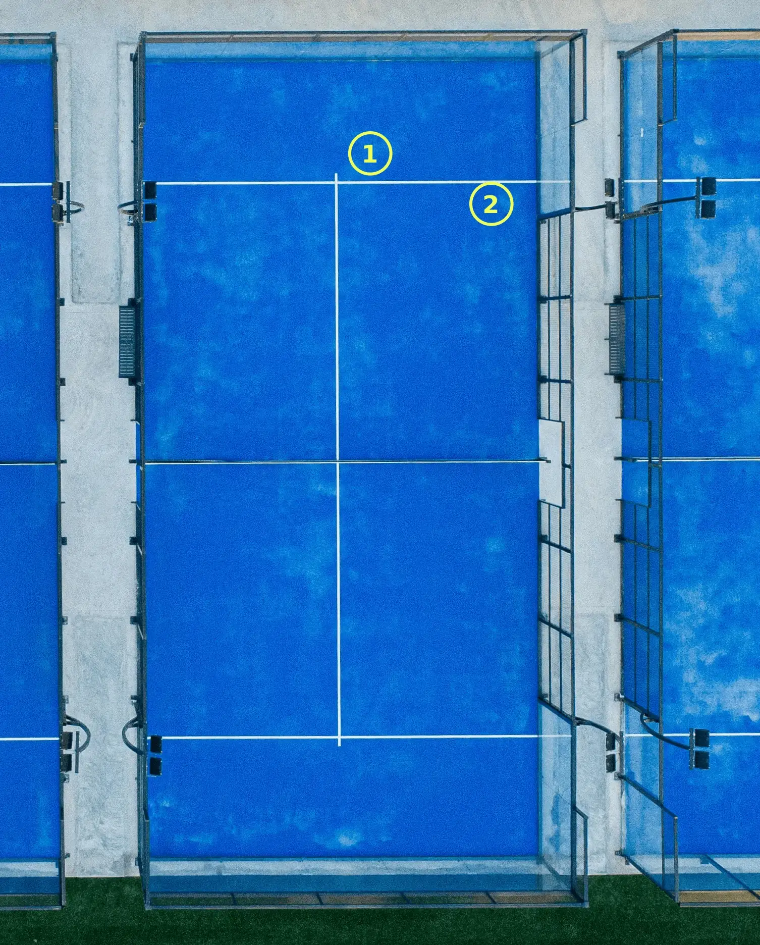 Ejemplo de uso del modo Horizontal de Lanzona Pádel