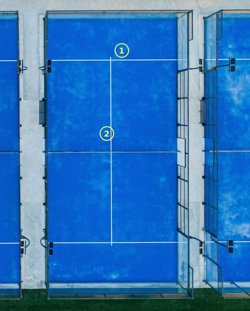 Ejemplo de uso del modo Vertical de Lanzona Pádel